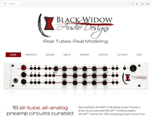 Tablet Screenshot of hearblackwidow.com